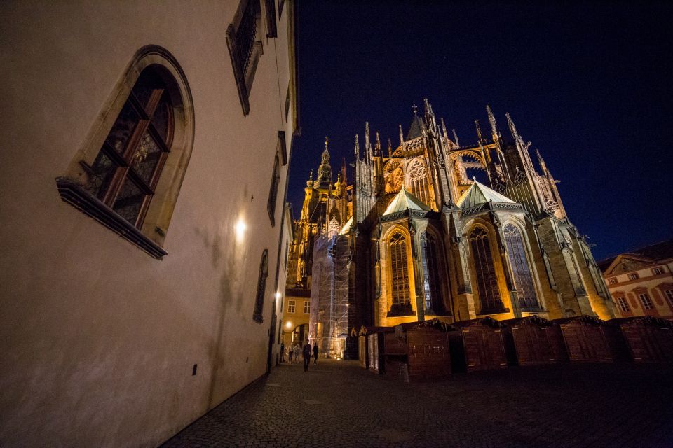 Alchemy and Mysteries of Prague Castle Walking Tour - The Manes Bridge detour: corner windows and the underworld vibe