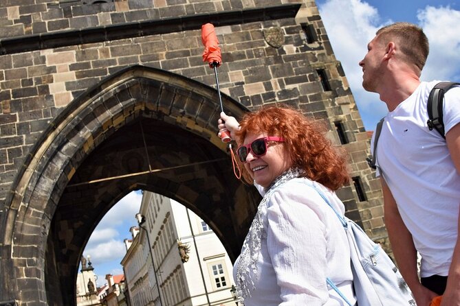 Best of Prague: Private City Walking Tour, Boat Cruise, and Typical Czech Lunch - Charles Bridge views from Křižovnické náměstí and Old Town edges