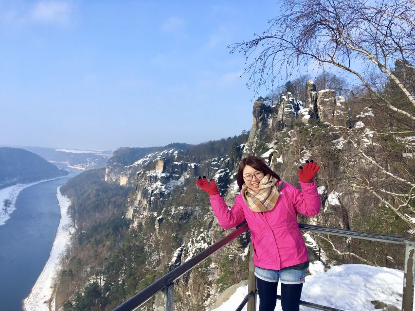 Bohemia & Saxon Switzerland Winter Day Tour from Prague - Pravčická brána hike: earning one of Europe’s biggest stone arches