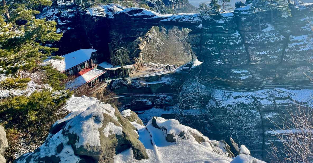 Bohemia & Saxon Switzerland Winter Day Tour from Prague - Lunch break and the value of an included a la carte meal