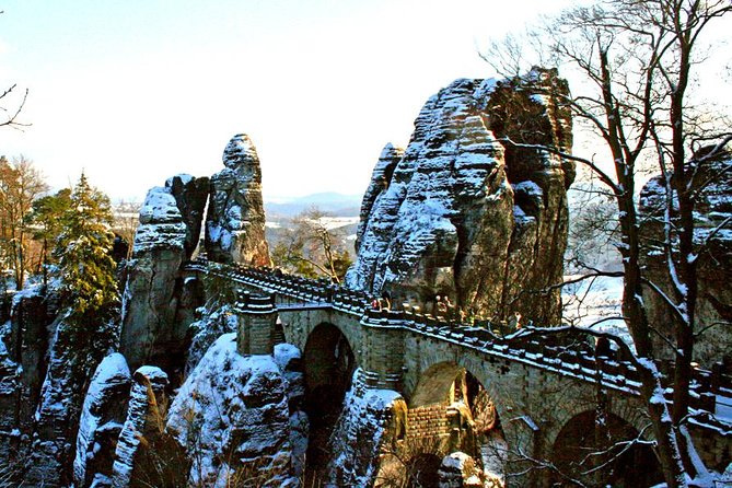 Bohemian and Saxon Switzerland All inclusive trip - Winter Tour - Bastei Bridge and the Elbe Canyon: the stop with the wow factor