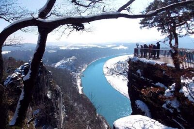Bohemian and Saxon Switzerland All inclusive trip - Winter Tour - Neurathen Castle ruins: turning the view into a story