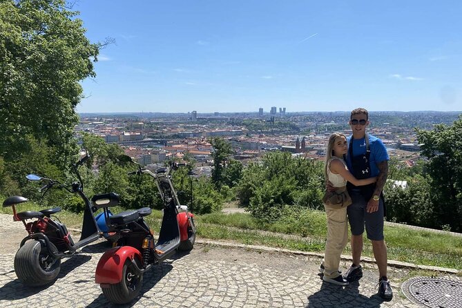 Create your own route on eScooter and enjoy Prague on wheels! - Weaving through the Jewish Quarter: synagogue, cemetery, and market views