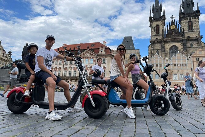 Create your own route on eScooter and enjoy Prague on wheels! - Republic Square to panoramic viewpoints: Powder Gate, National Bank, and snack time