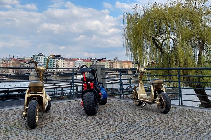 Create your own route on eScooter and enjoy Prague on wheels! - Charles Bridge, Small Venice, and that graffiti wall photo stop