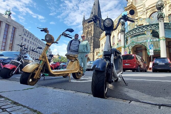 Create your own route on eScooter and enjoy Prague on wheels! - Kafka Museum and music landmarks: a cultural stop that fits the ride