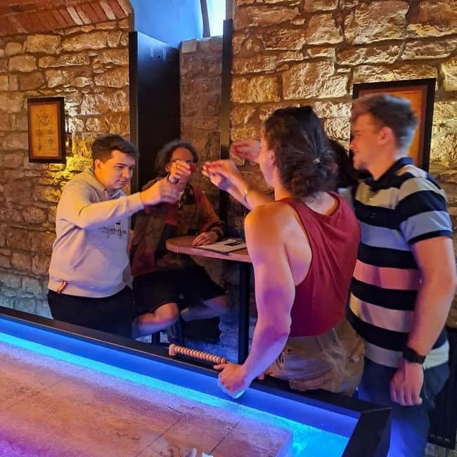 Crew Bar Prague: Open bar, ping pong or shuffleboard game - Picking UV Ping Pong or Shuffleboard at Crew Bar Prague