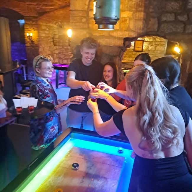 Crew Bar Prague: Open bar, ping pong or shuffleboard game - The Open Bar During Your Game Hour (Beer, Wine, Cocktails)