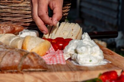 Czech garnet panning, scenic drive, farm & cheese, lunch & beer - Goat farm visit: meeting the farmer and tasting homemade cheese