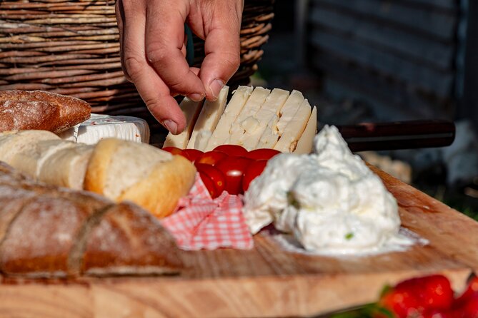 Czech garnet panning, scenic drive, farm & cheese, lunch & beer - Goat farm visit: meeting the farmer and tasting homemade cheese