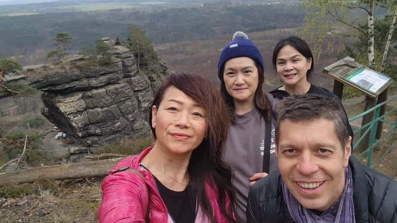 Day trip from Prague to Bohemian and Saxon Switzerland - Crossing Into Bohemian Switzerland for Pravčická Brána
