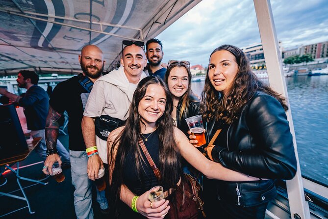 Drunken Monkey Prague Boat Party w/ 2hr Open Bar, DJ & Club Entry - Group Size and Meeting Expectations (150 People Max)