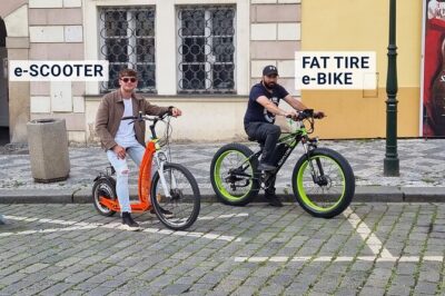 E-Bike, E-Scooter Viewpoint Fun Tour - Getting started at Maltézské náměstí: gear, training, and free drinks