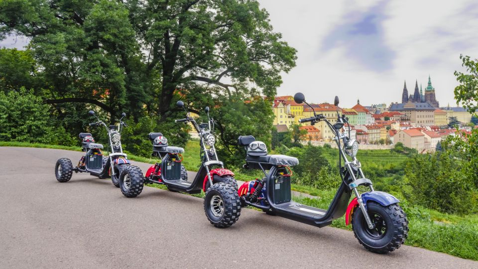 Electric Trike Sunset Prague Tour - Starting at Štěpánská 55: What the First 10 Minutes Feel Like