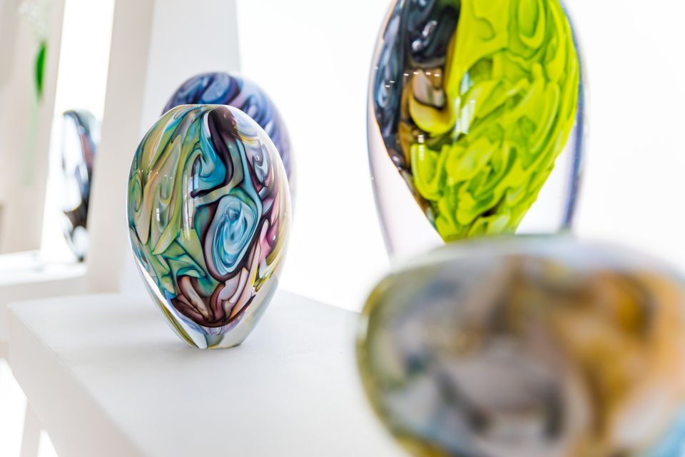 From Prague: Bohemian Glass Crystal Private Tour with Lunch - Inside the Novotný Glass Museum: trophies, awards, and private collection energy