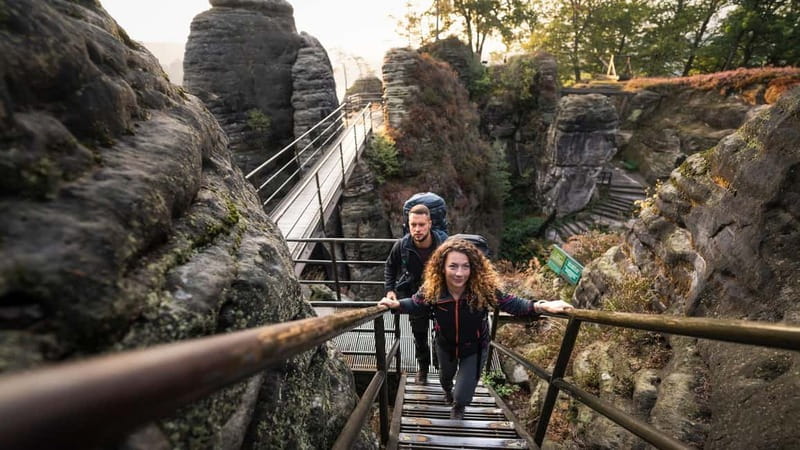 From Prague: Bohemian & Saxon Switzerland All Inclusive Tour - Tisa Rocks Narnia maze: rock corridors you can actually walk