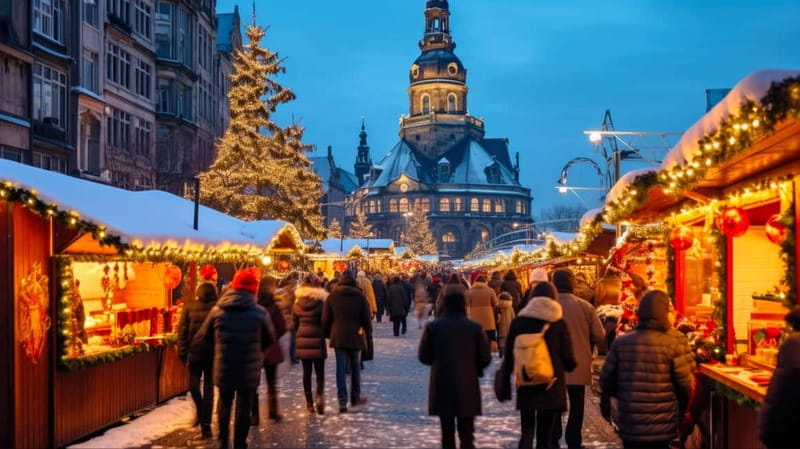 From Prague: Dresden Christmas markets and old town tour - The Christmas markets sweep: three stops, one medieval-style highlight