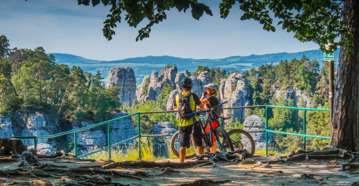 From Prague: E-Mountain Biking Trip to the Bohemian Paradise - Two more medieval castles on sandstone cliffs near the finish