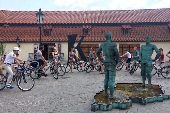 Full-Day All-in-One Bike Tour of Prague (private small group) - Prague Castle area: gates, Lesser Town views, and big photo opportunities