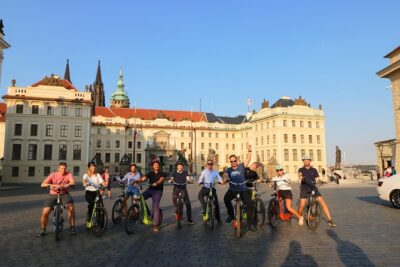 Grand City Tour of Prague on Cruiser e-Bikes or e-Scooters - Start at Maltezské Square and get your 5–10 minute training