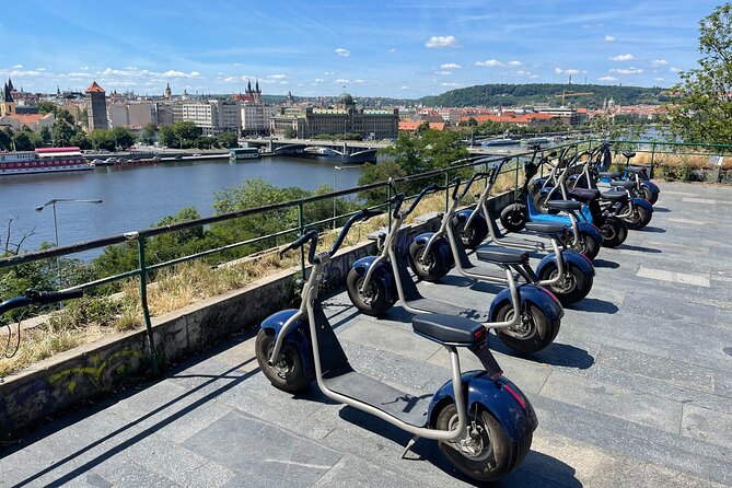 Guided sightseeing e-scooter tour of Prague: 2 hours - Old New Synagogue (Altneuschul): A Serious Stop Without the Long Detour