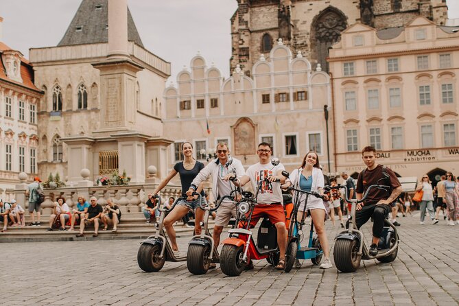 Guided sightseeing e-scooter tour of Prague: 2 hours - Letná Beer Garden: Outdoors, Views, and Easy Summer Energy