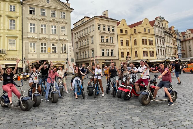 Guided sightseeing e-scooter tour of Prague: 2 hours - Old Town Starters: Staroměstské náměstí and the Astronomical Clock Area