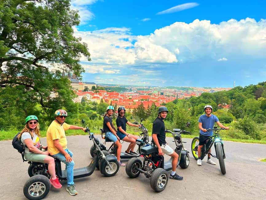 Heart of Prague tour on Tricycle electric scooter - Sliding through Prague on an electric trike