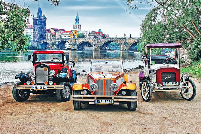 Karlstejn Castle in Vintage Convertible Car - Hotel pickup anywhere in central Prague: the big convenience win