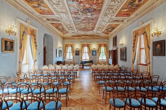 Lobkowicz Palace Concert in Prague Ticket - The concert hall at Lobkowicz Palace: fresco ceilings and “small room” sound