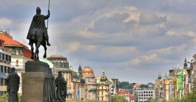 Old Town Prague Walking Tour - Wenceslas Square: the public stage before the monuments