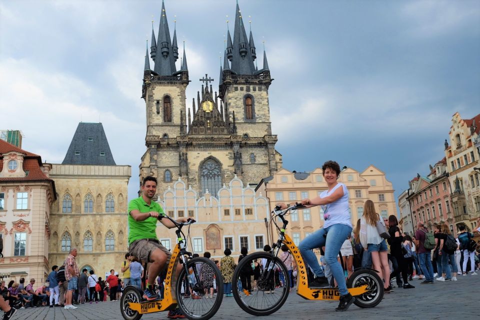 Prague: 2-Hour Old District & Riverside E-Scooter Tour - Key moments that make this tour click