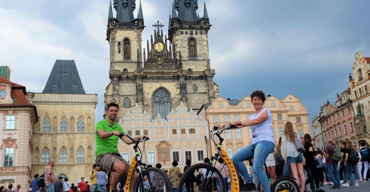 Prague: 2-Hour Old District & Riverside E-Scooter Tour - Kampa Island and finding the John Lennon Wall