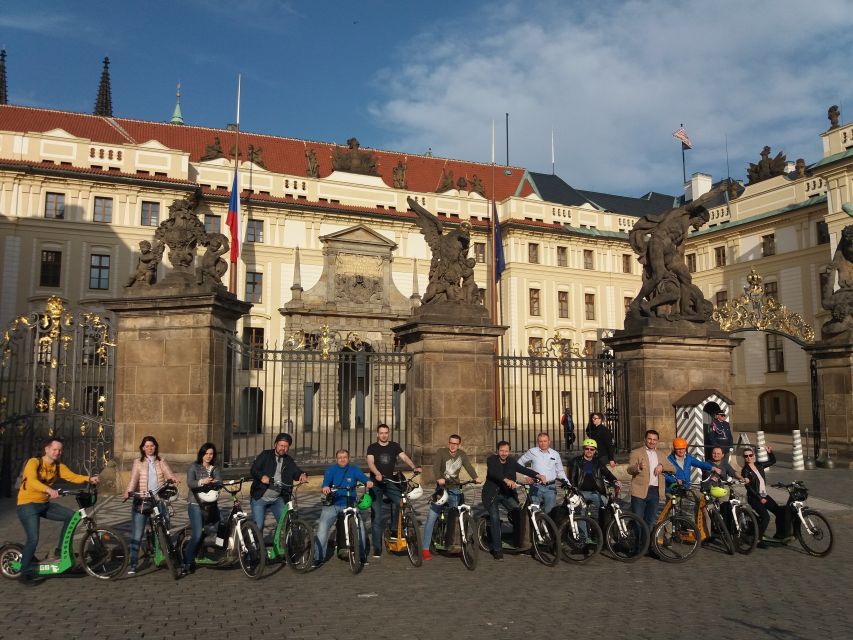 Prague: 2-Hour Old District & Riverside E-Scooter Tour - Prague Castle viewpoints: finishing with old Prague and the river