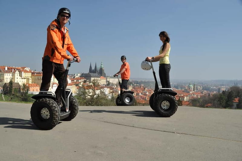 Prague: 2 Hours Segway Tour with Hotel Pickup - Hotel taxi pickup and Segway training at Strahov Stadium