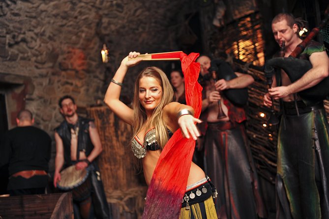 Prague 5 Courses Medieval Dinner and Live Performances - Your main dish choices: pork, poultry, fish, plus vegan and gluten free