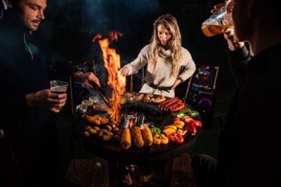 Prague: Axe Throwing Experience with Barbecue and Beer - Camp Arrival: Safety Brief, Welcome Beer, Then You Start Throwing