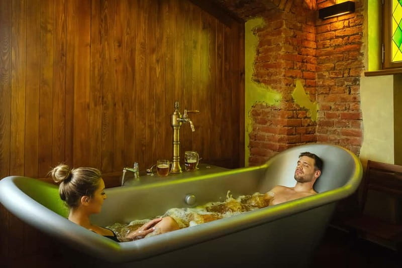Prague: Beer and Wine Spa Bath with Salt Cave Experience - The Tub Experience: How the Hour Really Feels