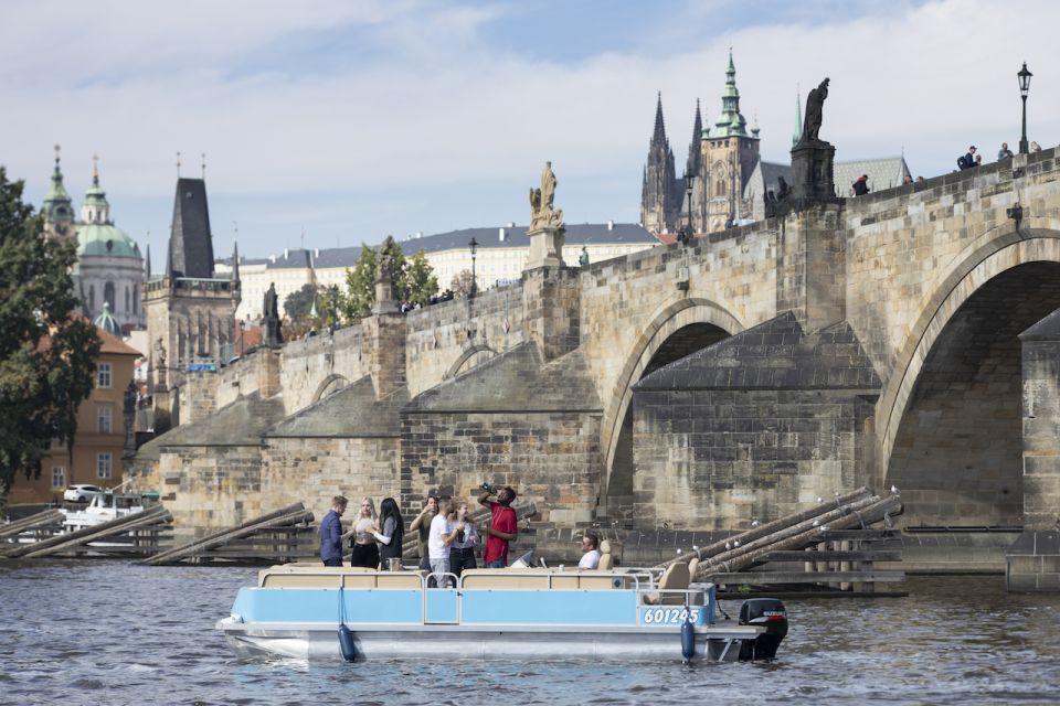 Prague: Beer Boat Tour - Meeting point: where to start between two landmarks