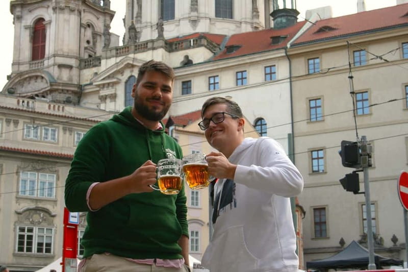 Prague Beer History: Highlights Tour with Tasting - Stop 1: Pamětní deska České konfese and the story behind the setting