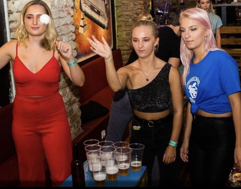 Prague: Beer Pong Experience with Unlimited Czech Beer - Sports bar + beer pong: a smarter way to keep a group entertained
