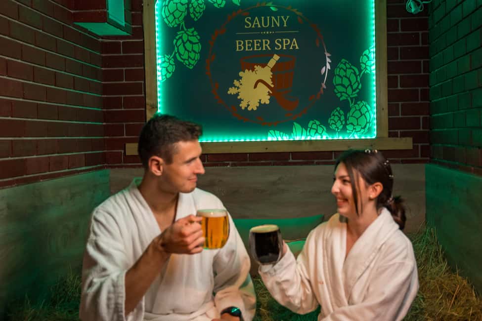 Prague: Beer Spa Experience with Unlimited Beer and Sauna - Enter Your Private Room: Dressing, Shower, and Calm