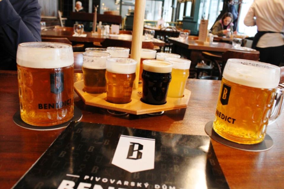 Prague: Beer Tasting and Brewery Tour - Sladovna beer hall: another round plus local snacks and food tasting