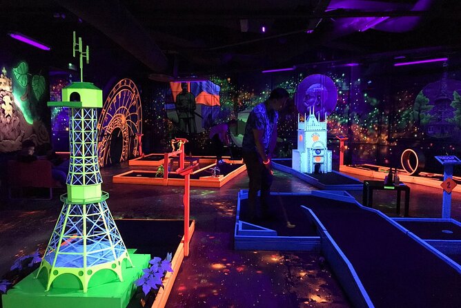 Prague Black Light Mini Golf Admission Ticket - Price and Value: Is $16.90 a Good Deal?