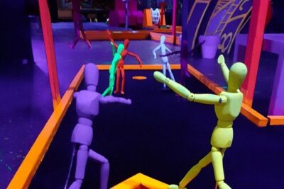 Prague Black Light Mini Golf Admission Ticket - Your Time Plan at Prague Golf & Games (About 1h10)