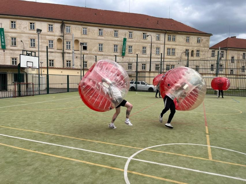 Prague: Bubbles football in city centre of Prague - City-Centre Bubble Football: What a 1-Hour Match Feels Like
