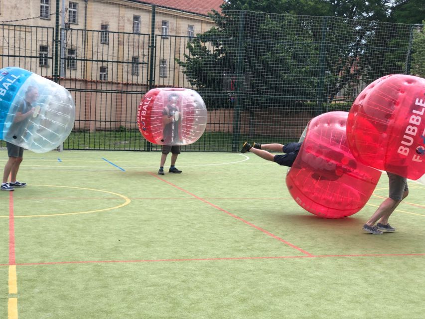 Prague: Bubbles football in city centre of Prague - Quick tips for your group: shoes, energy, and expectations