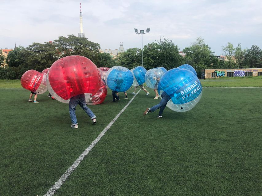 Prague: Bubbles football - Zorb Football in centrum - Bubble football on Prague’s city-centre pitch