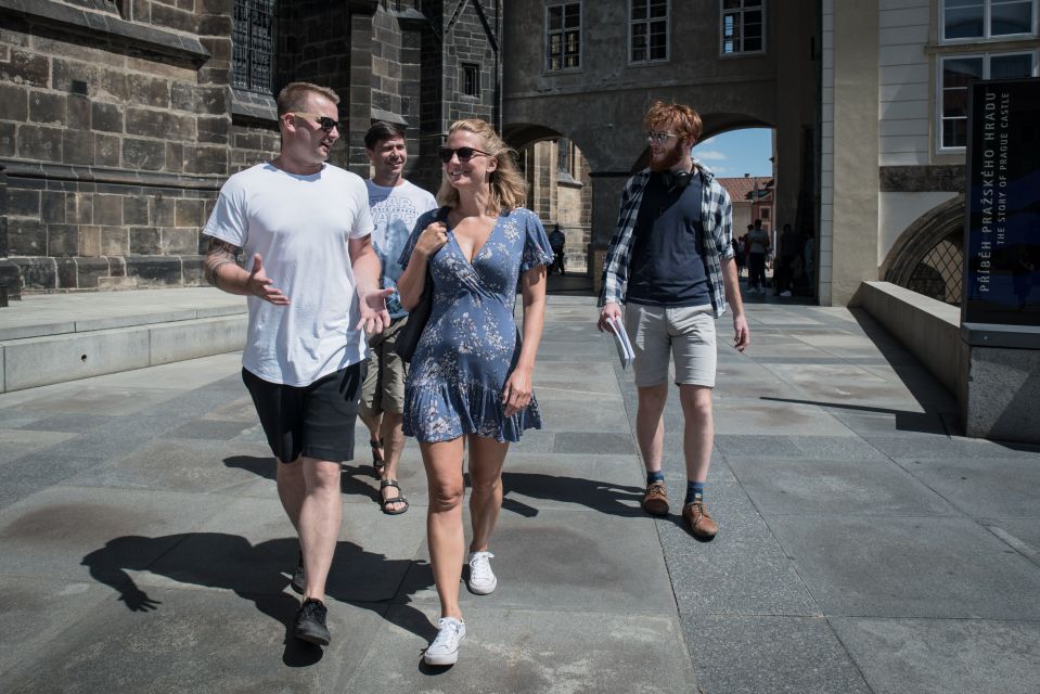 Prague: Castle Grounds & Highlights Walking Tour small-group - St. Vitus Cathedral: exterior views and a peek inside