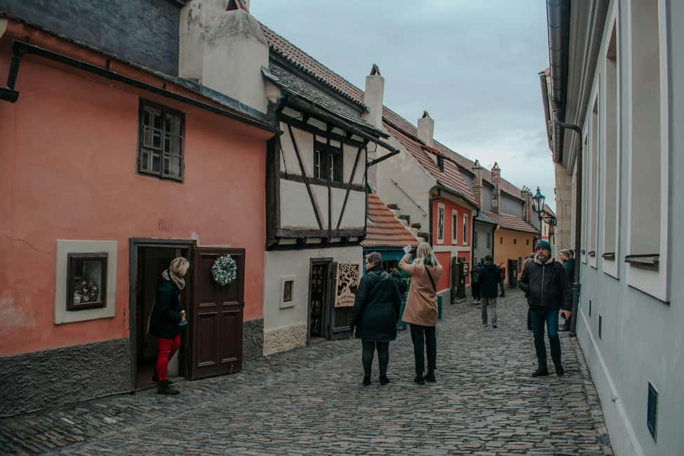 Prague Castle St. Vitus Cathedral, Royal Palace, St. George's Basilica - Golden Lane: Rudolf II’s Alchemists, Kafka, and End-of-Tour Views